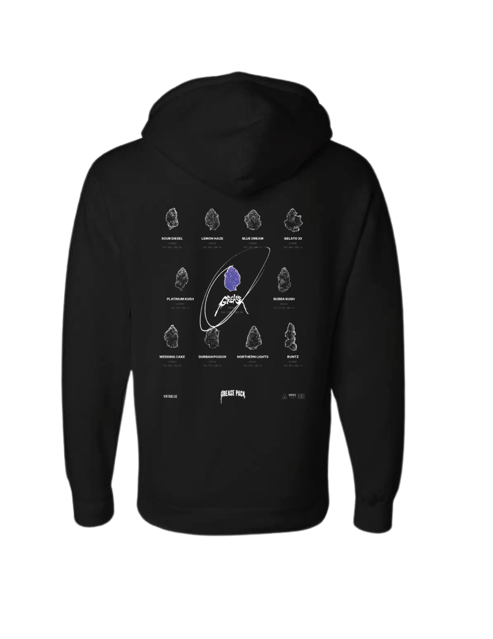 GREASE PACK HOODIE - $80